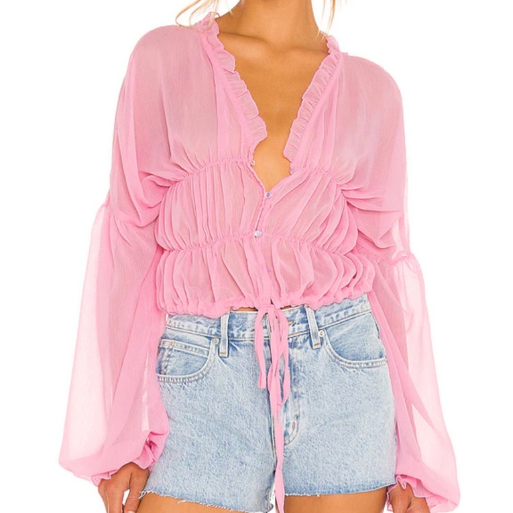 New SNDYS Bali Top in Baby Pink
